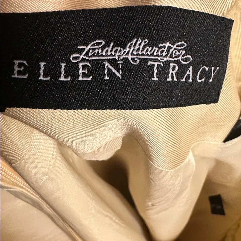 Ellen Tracy silk blend Cream long skirt - Picture 6 of 7